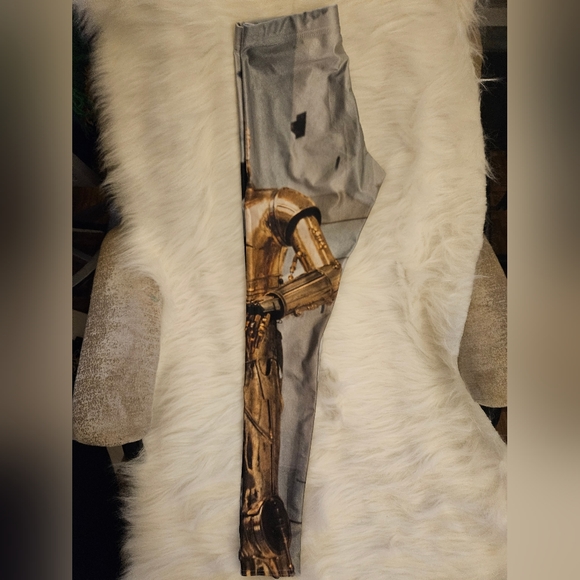 Artoo and Threepio Leggings Blackmilk S Like New - Picture 2 of 2